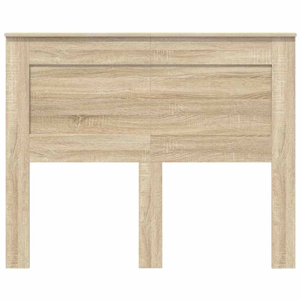 Headboard with Headboard Sonoma Oak 135 cm Engineered Wood