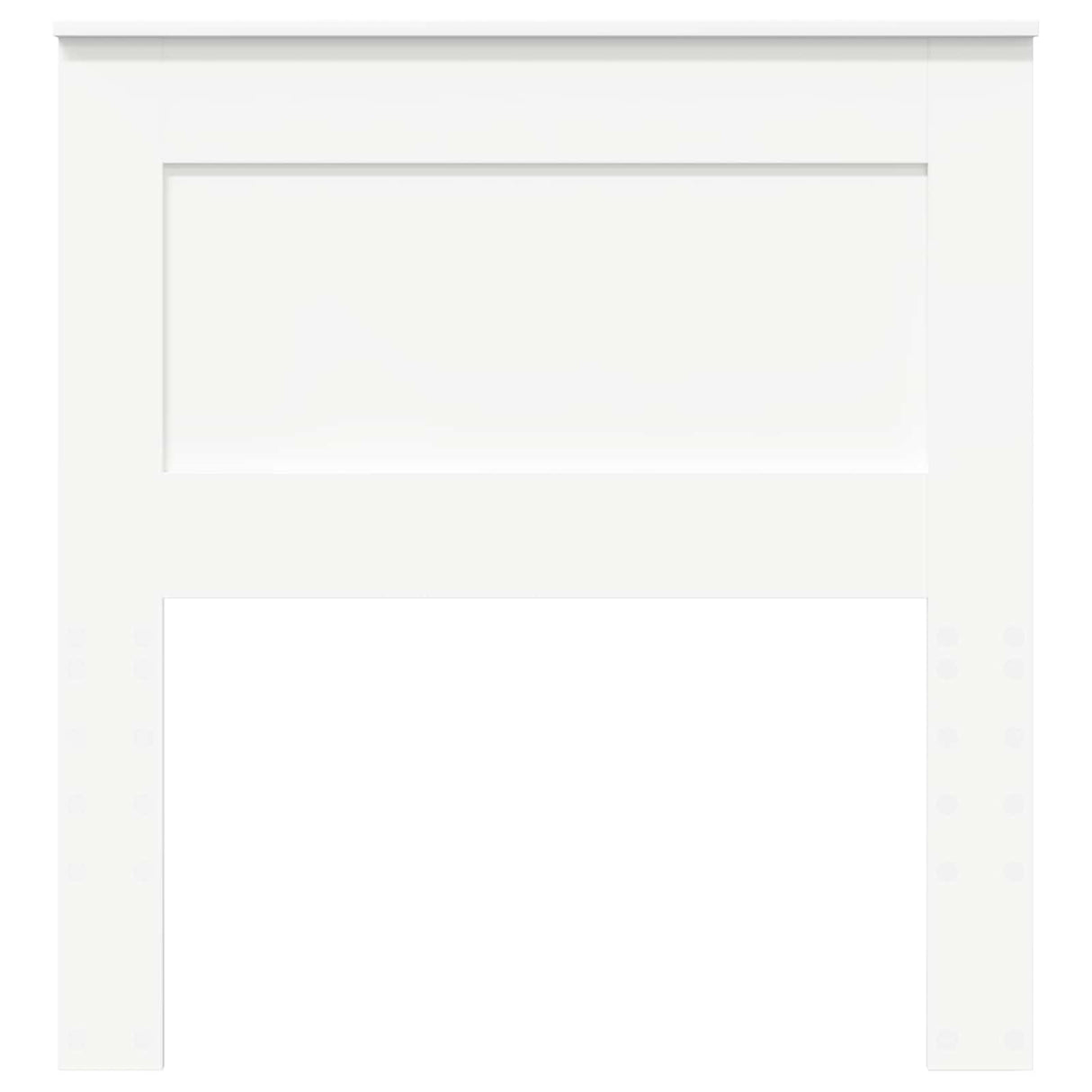 Headboard with Headboard White 90 cm Engineered Wood