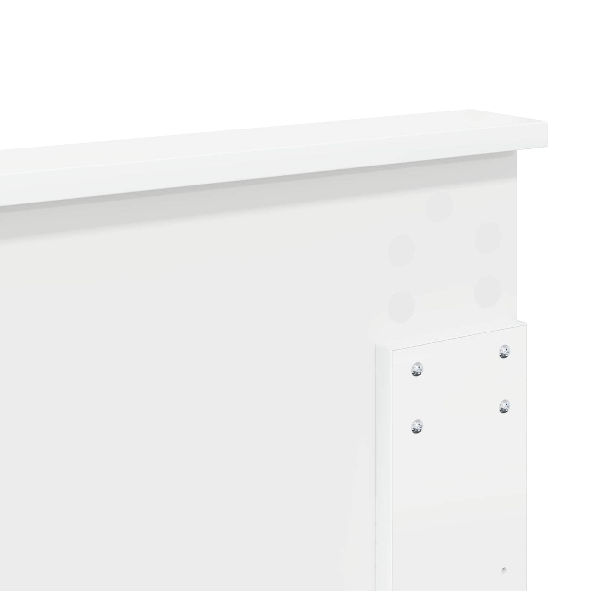 Headboard with Headboard White 180 cm Engineered wood