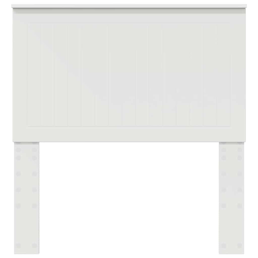 Headboard with Headboard White 90 cm Engineered wood