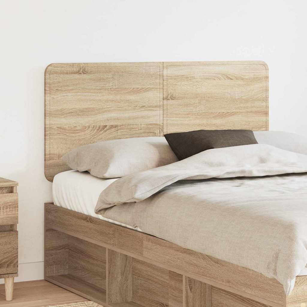 Headboard with Headboard Sonoma Oak 135 cm Engineered wood