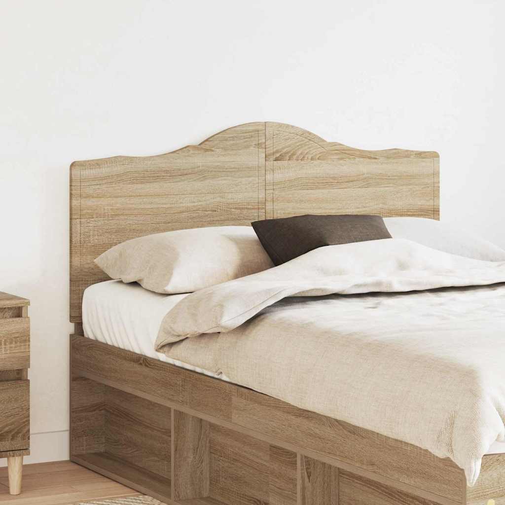 Headboard with Headboard Sonoma Oak 135 cm Engineered wood