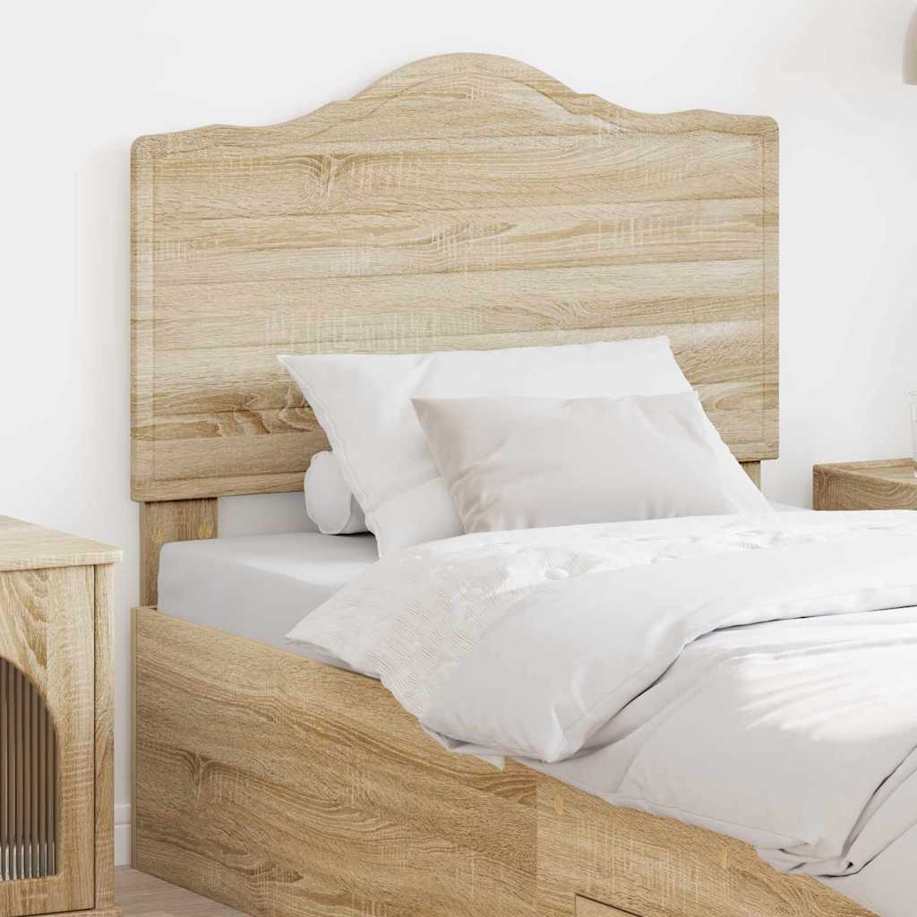 Headboard with Headboard Sonoma Oak 90 cm Engineered wood