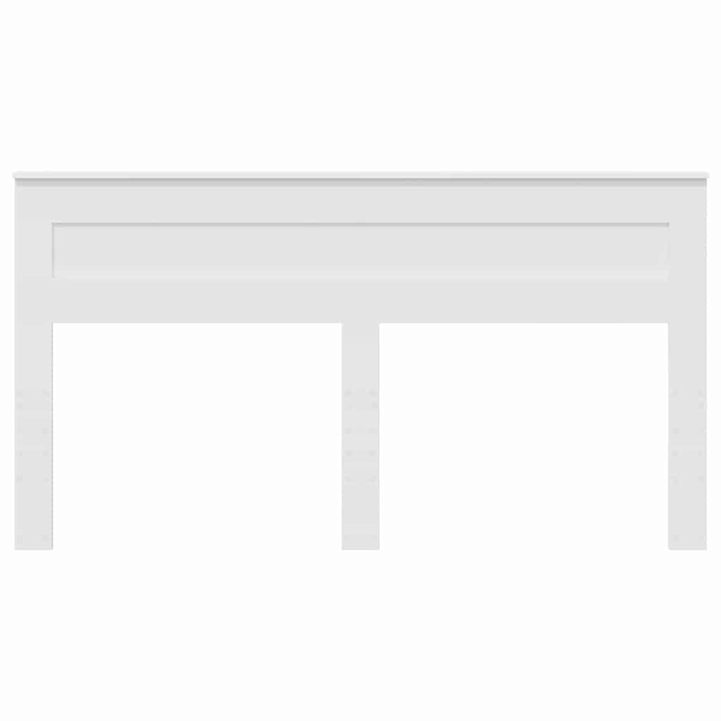 Headboard with Headboard White 180 cm Engineered wood