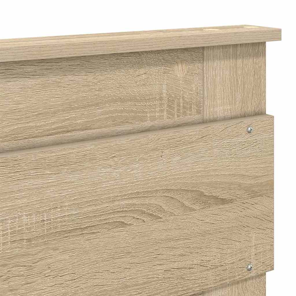 Headboard with Headboard Sonoma Oak 180 cm Engineered wood