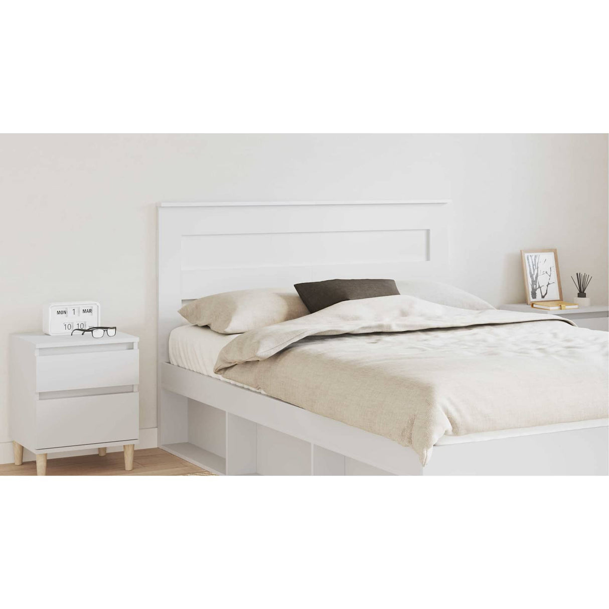 Headboard White Engineered wood