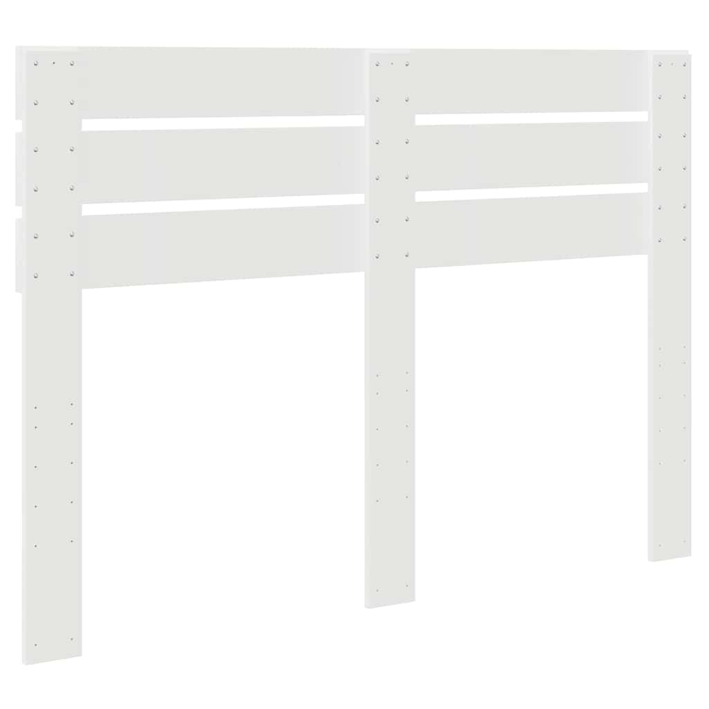 Headboard with Headboard White 150 cm Engineered wood
