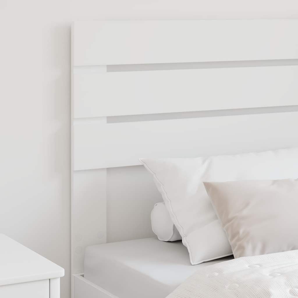 Headboard with Headboard White 90 cm Engineered wood