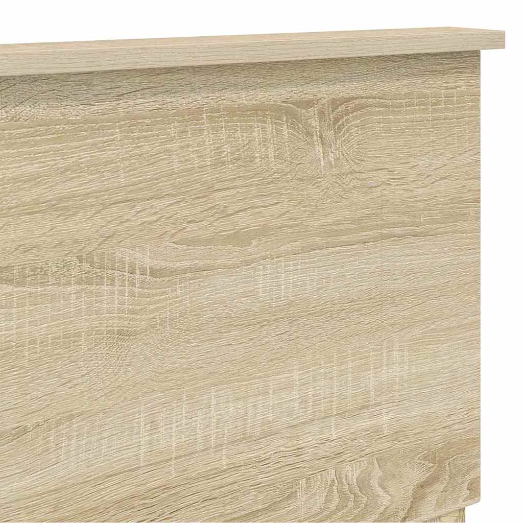 Headboard with Headboard Sonoma Oak 180 cm Engineered wood