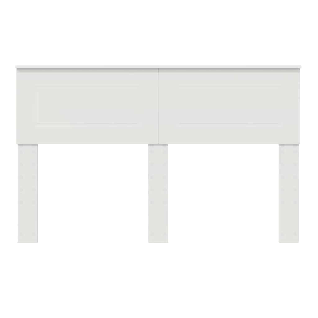 Headboard with Headboard White 150 cm Engineered wood