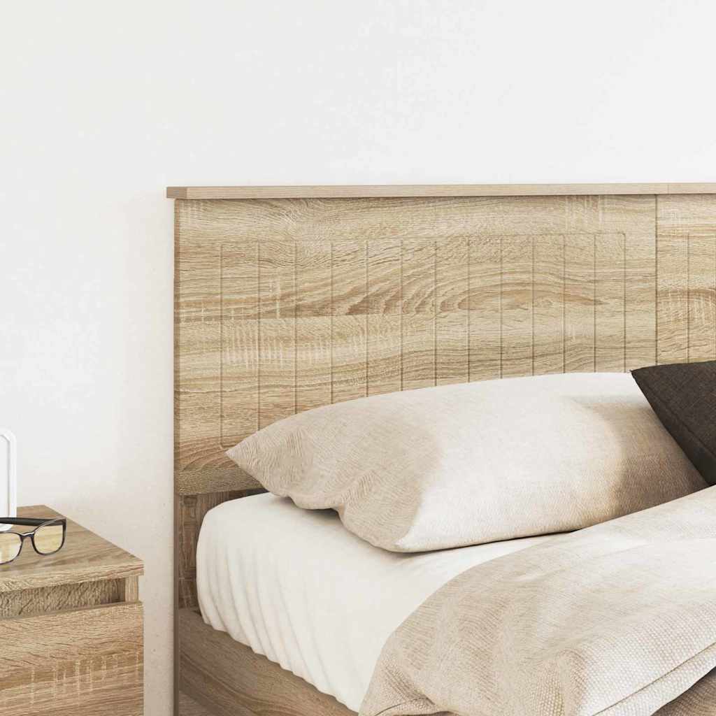 Headboard with Headboard Sonoma Oak 150 cm Engineered wood