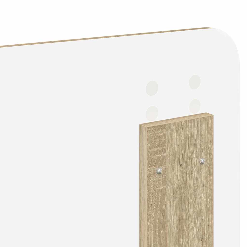 Headboard with Headboard Sonoma Oak 180 cm Engineered wood