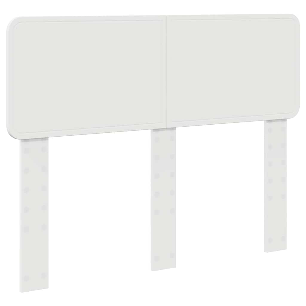 Headboard with Headboard White 135 cm Engineered wood