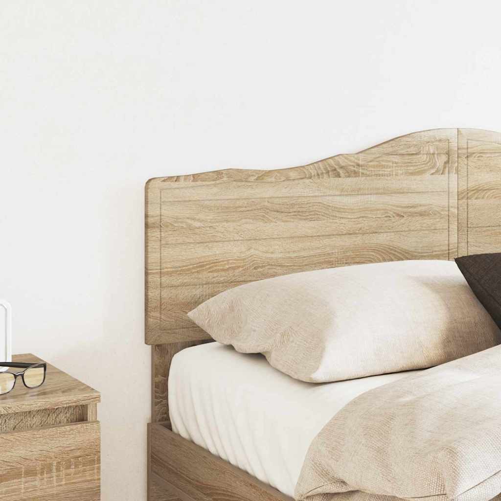 Headboard with Headboard Sonoma Oak 135 cm Engineered wood
