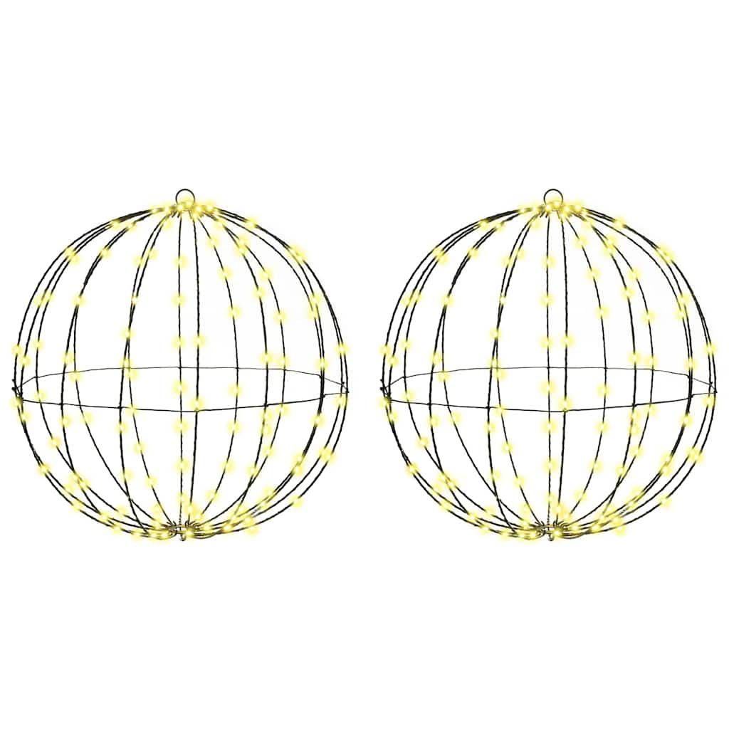 Ball 2 pcs Warm white 50 x 50 x 52 cm Metal 320 LEDs