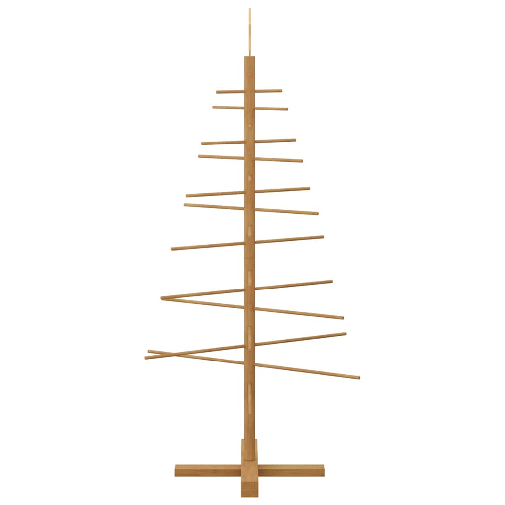 Wooden Christmas Tree Brown 125 cm Bamboo