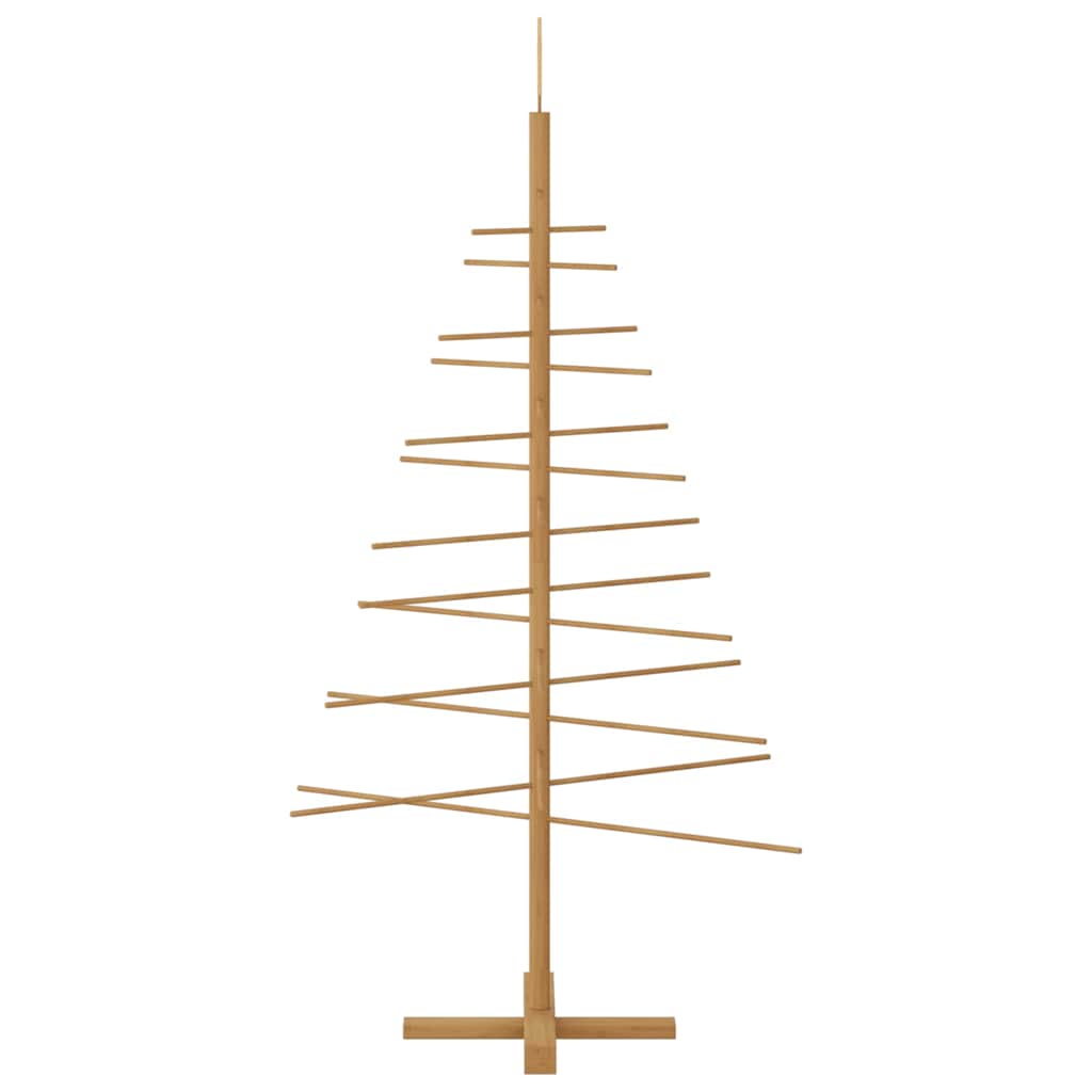 Wooden Christmas Tree with Stand Brown 150 cm Bamboo