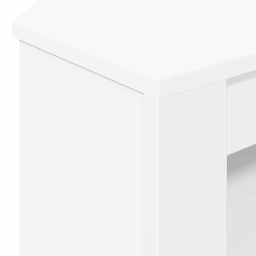 CornerTVCabinet White 102 x 40,5 x 45 cm Engineered Wood