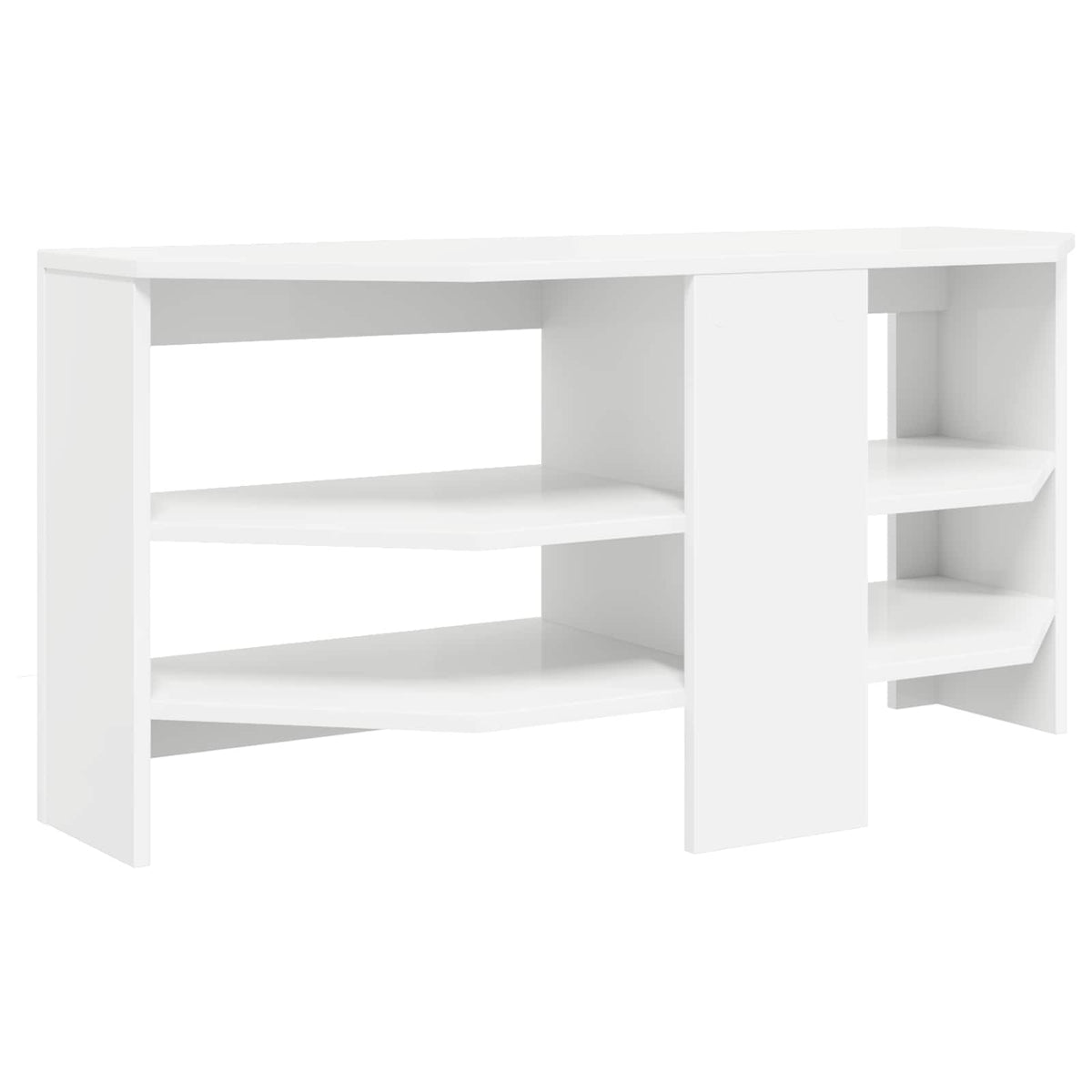 CornerTVCabinet 102 x 41 x 50 cm White Engineered Wood