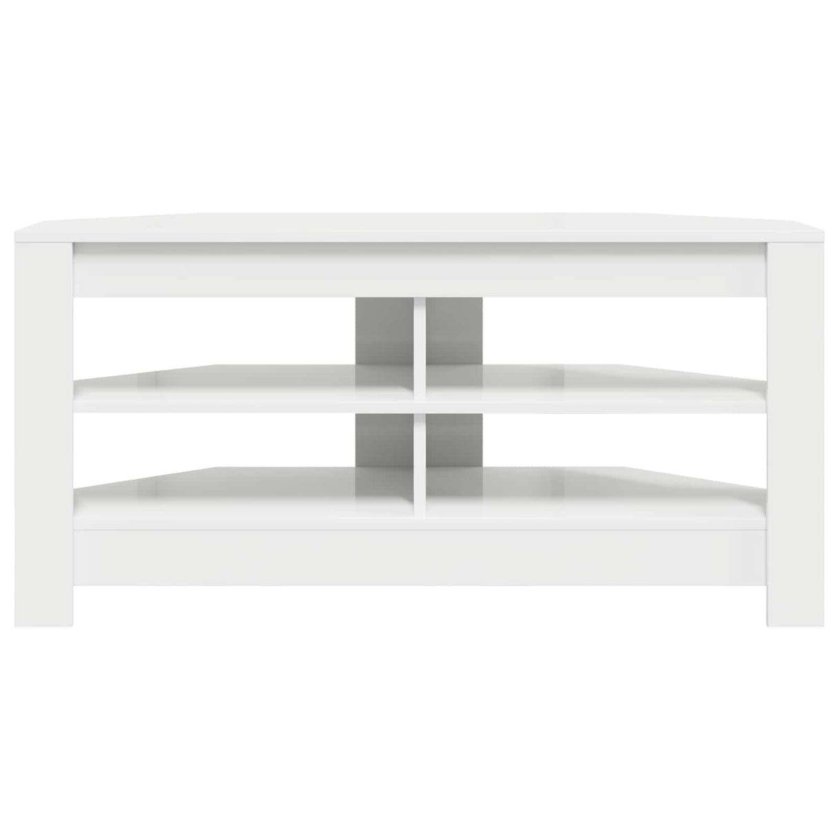 CornerTVCabinet 102 x 41 x 50 cm White Engineered Wood