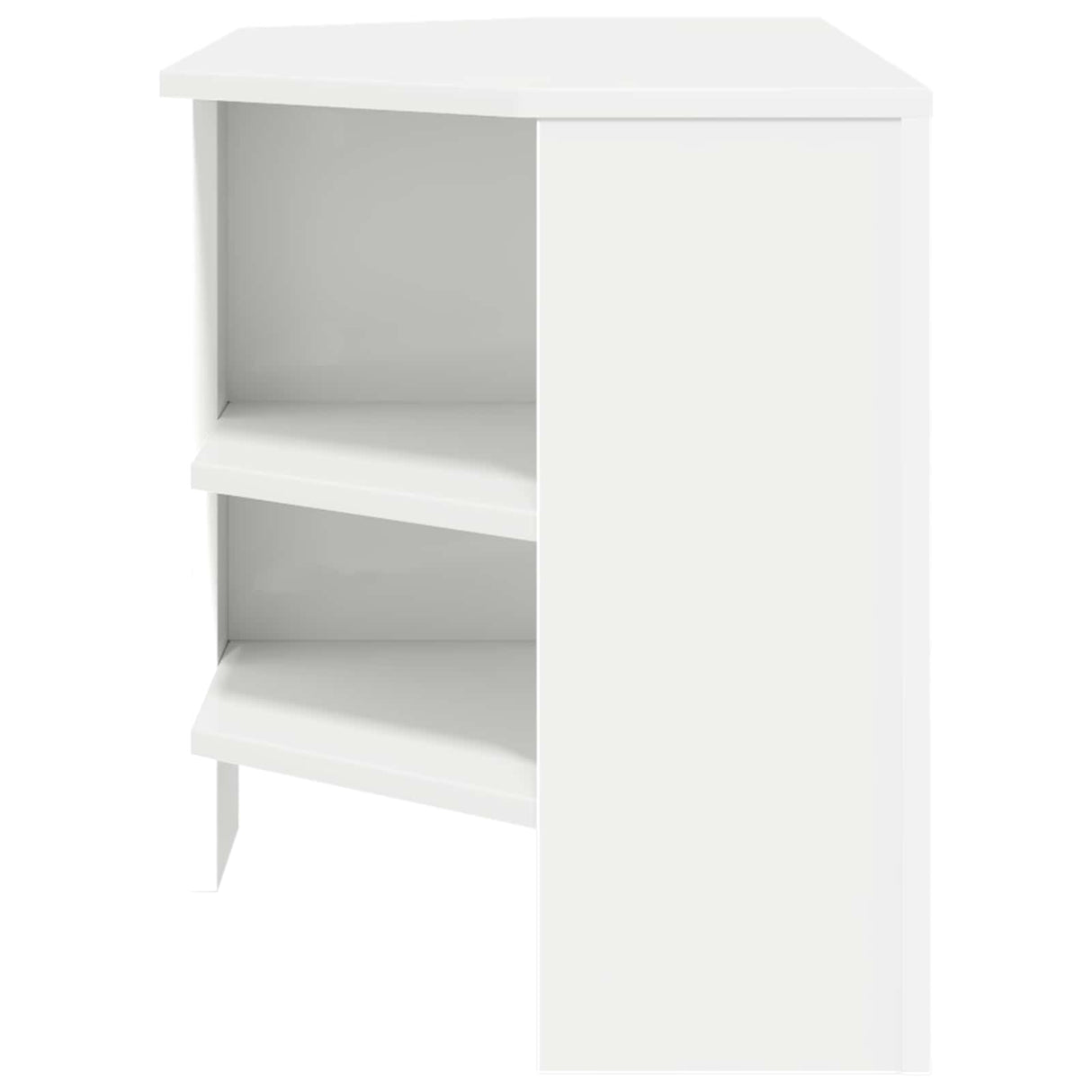 CornerTVCabinet 102 x 41 x 50 cm White Engineered Wood