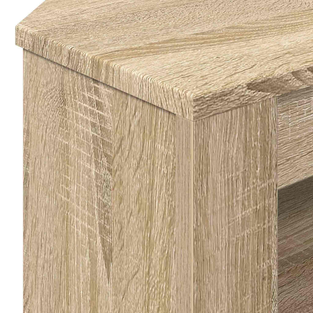 CornerTVCabinet Sonoma Oak 102 x 40,5 x 45 cm Engineered Wood