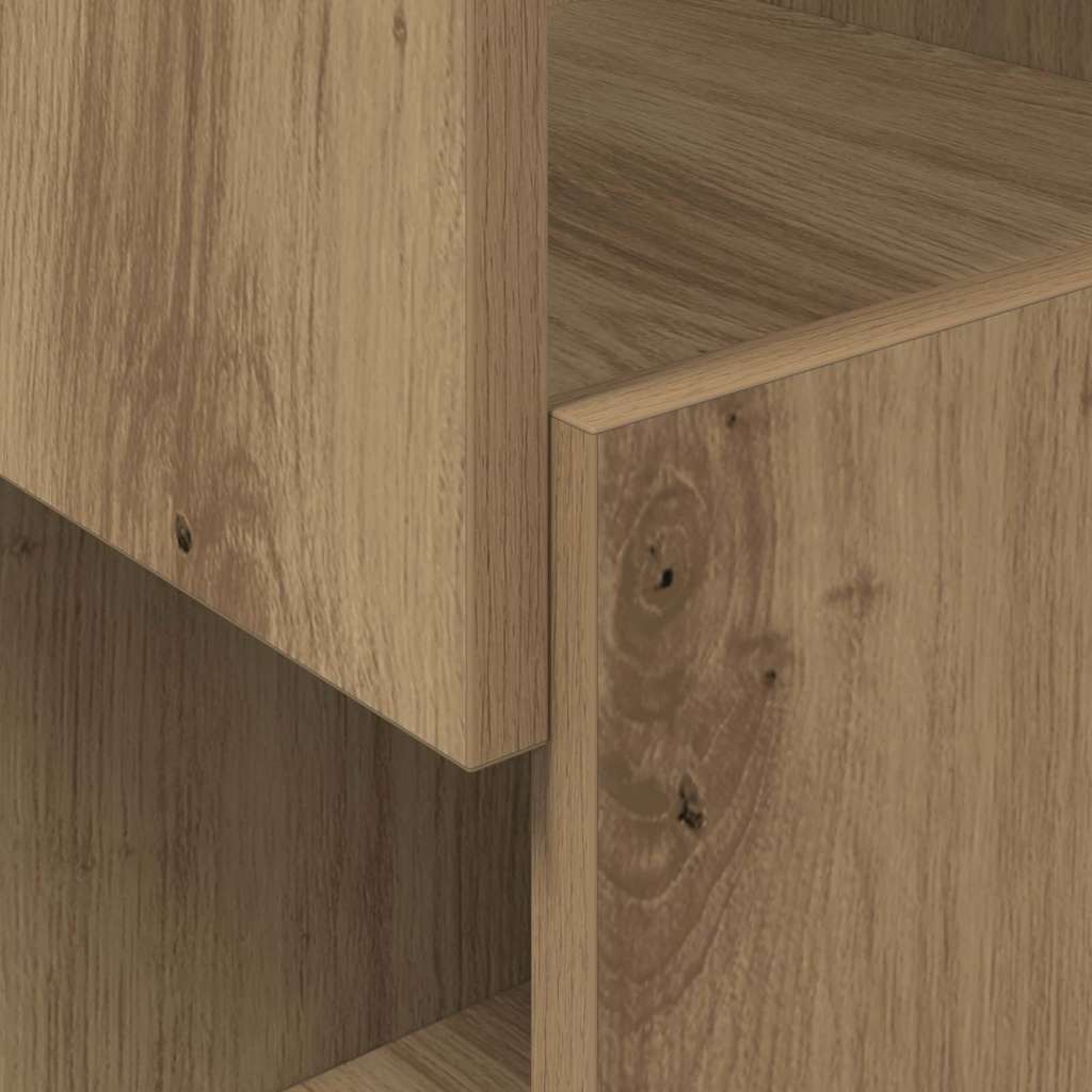 Corner Cabinet Artisan Oak 25,5x25x102cm Engineered Wood