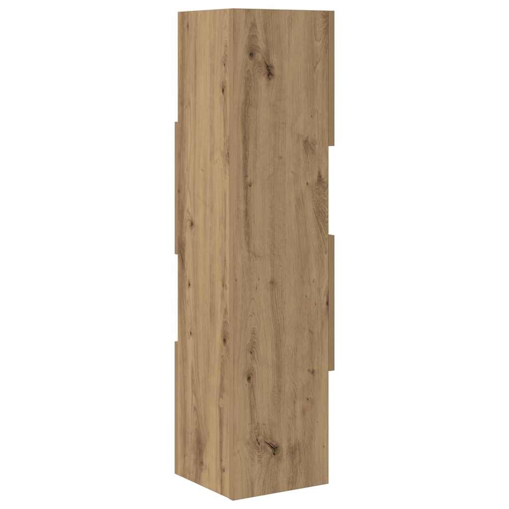 Corner Cabinet Artisan Oak 25,5x25x102cm Engineered Wood