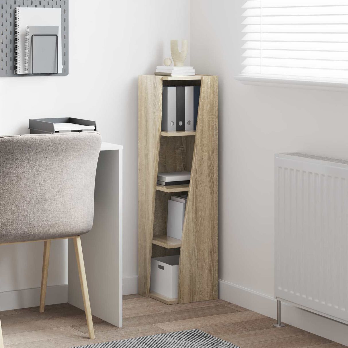 Corner Cabinet 27,5x27x102cm Engineered Wood Sonoma Oak