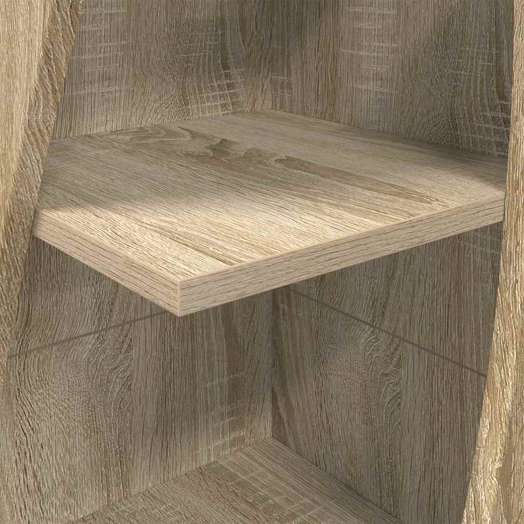 Corner Cabinet Sonoma Oak 32x32x140cm Engineered Wood