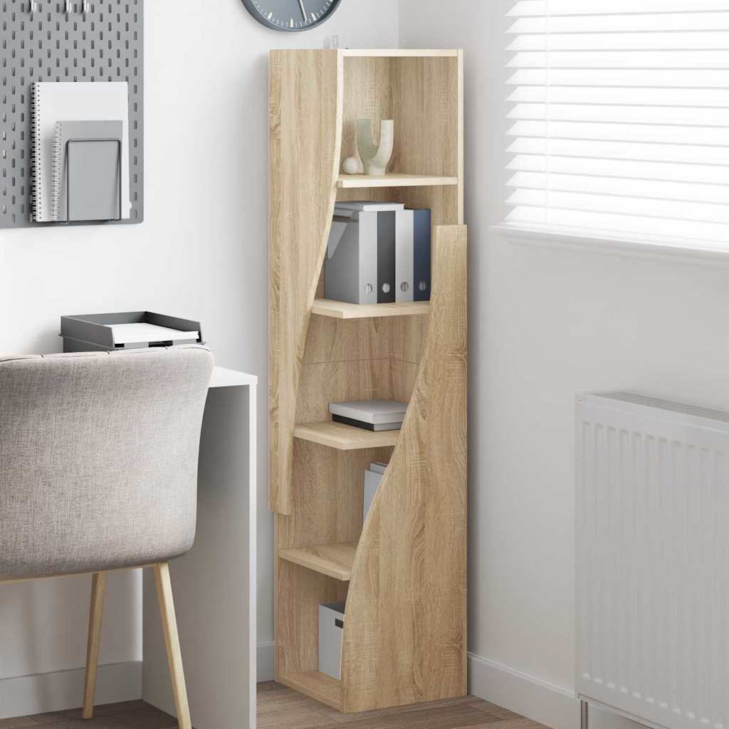 Corner Cabinet Sonoma Oak 32x32x140cm Engineered Wood