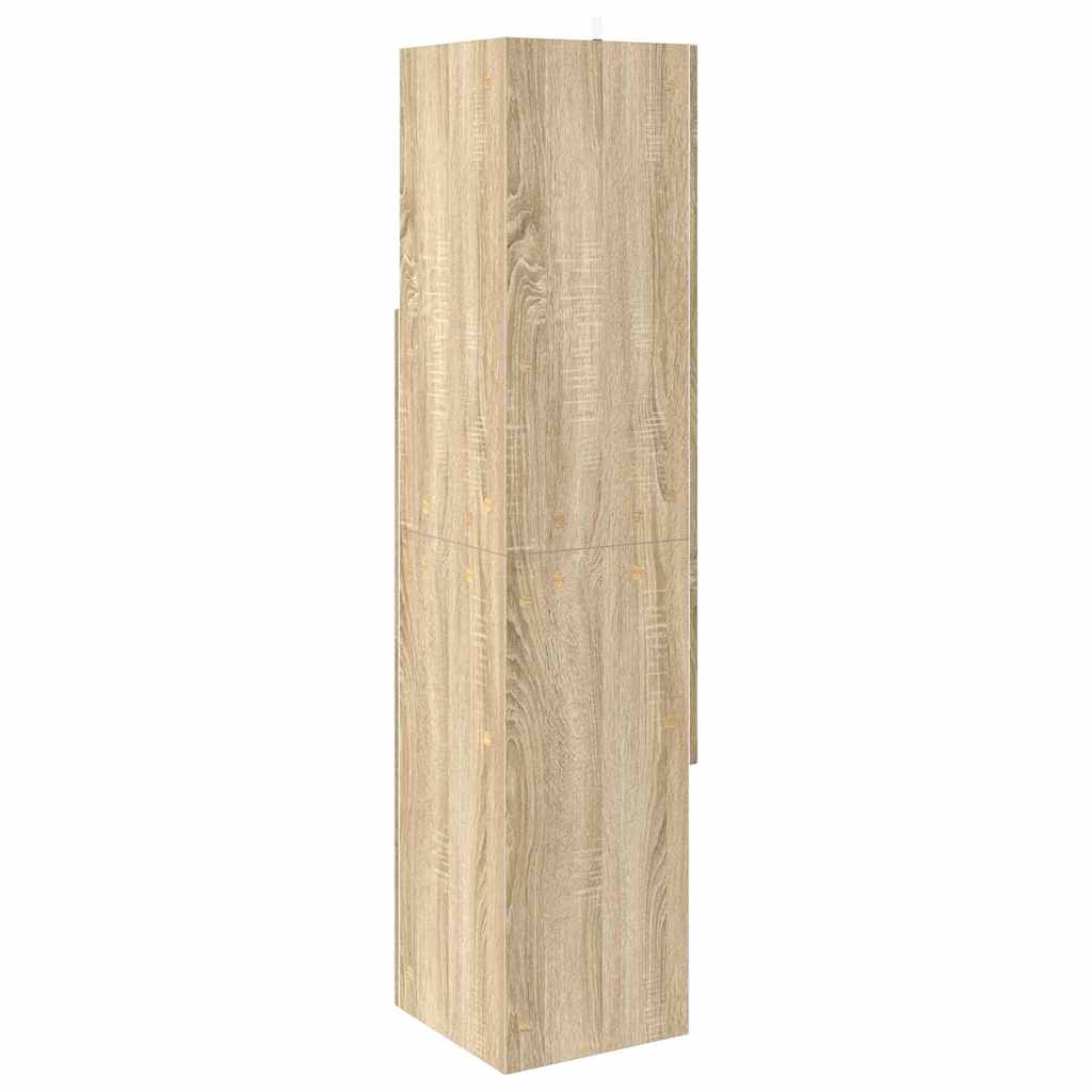 Corner Cabinet Sonoma Oak 32x32x140cm Engineered Wood