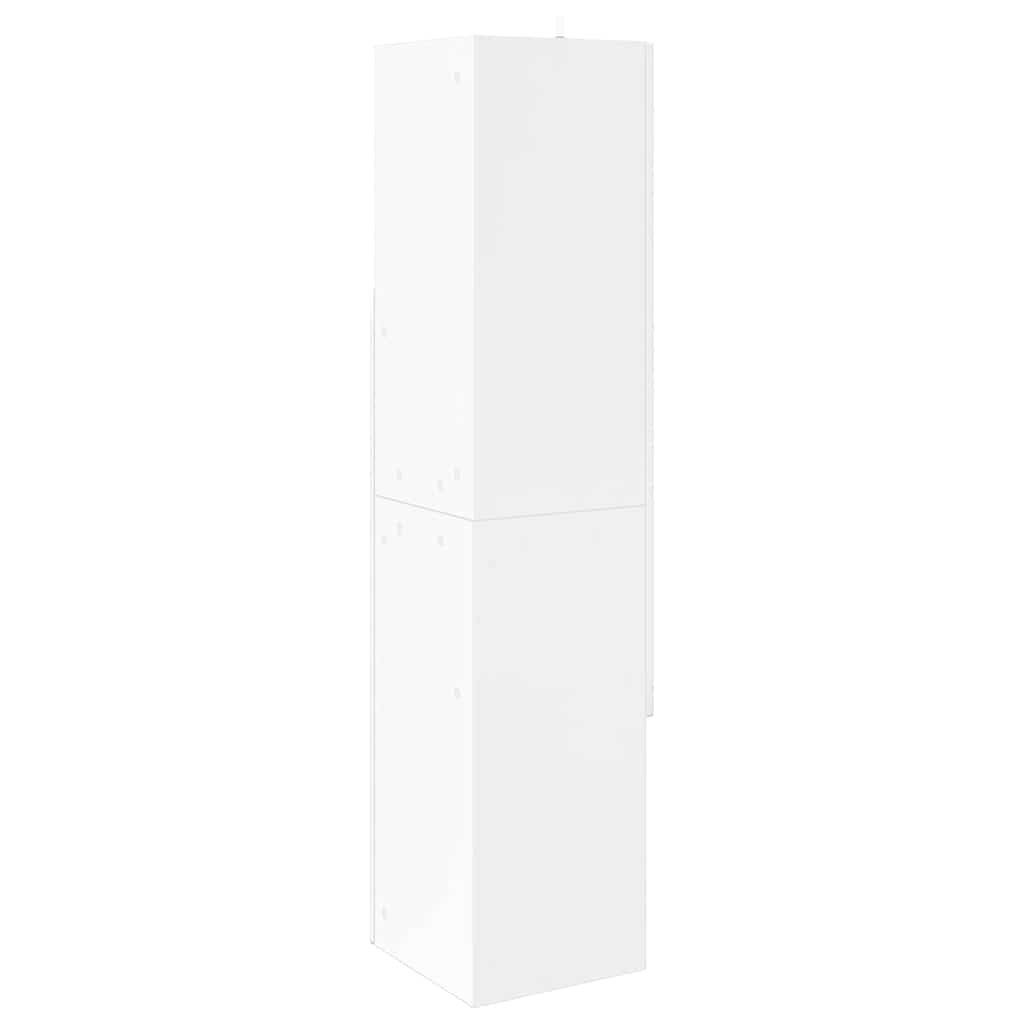 Corner Cabinet High Gloss White 32x32x140cm Engineered Wood