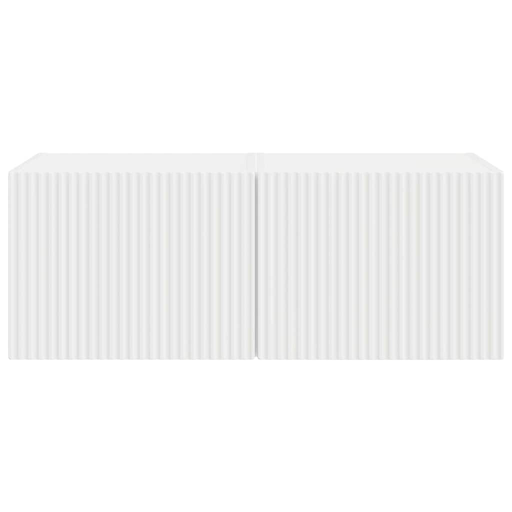 TV Wall Cabinet 2 pcs White 60 x 31 x 29.5 cm Engineered Wood