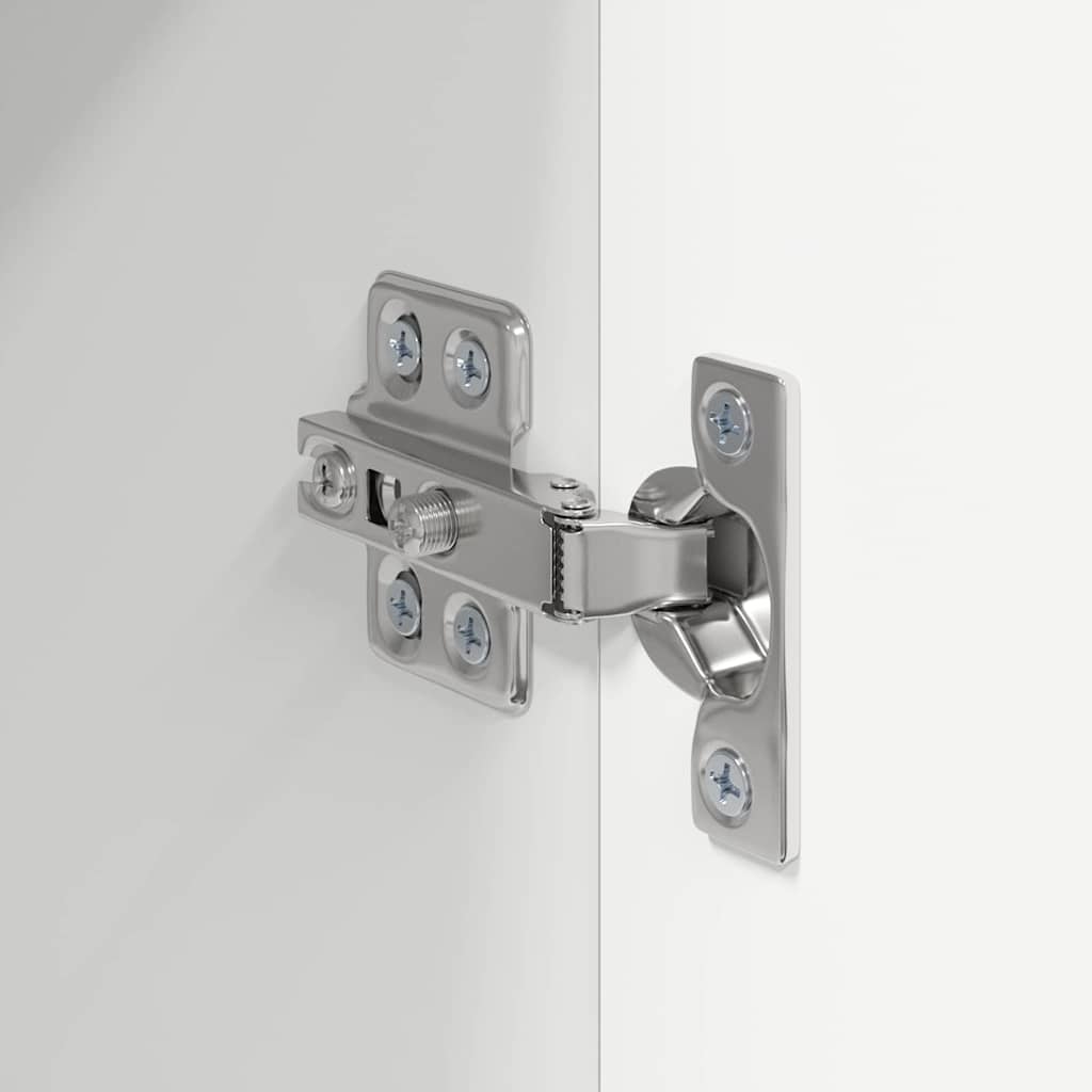 TV Wall Cabinet 2 pcs White 30 x 31 x 80 cm Engineered Wood