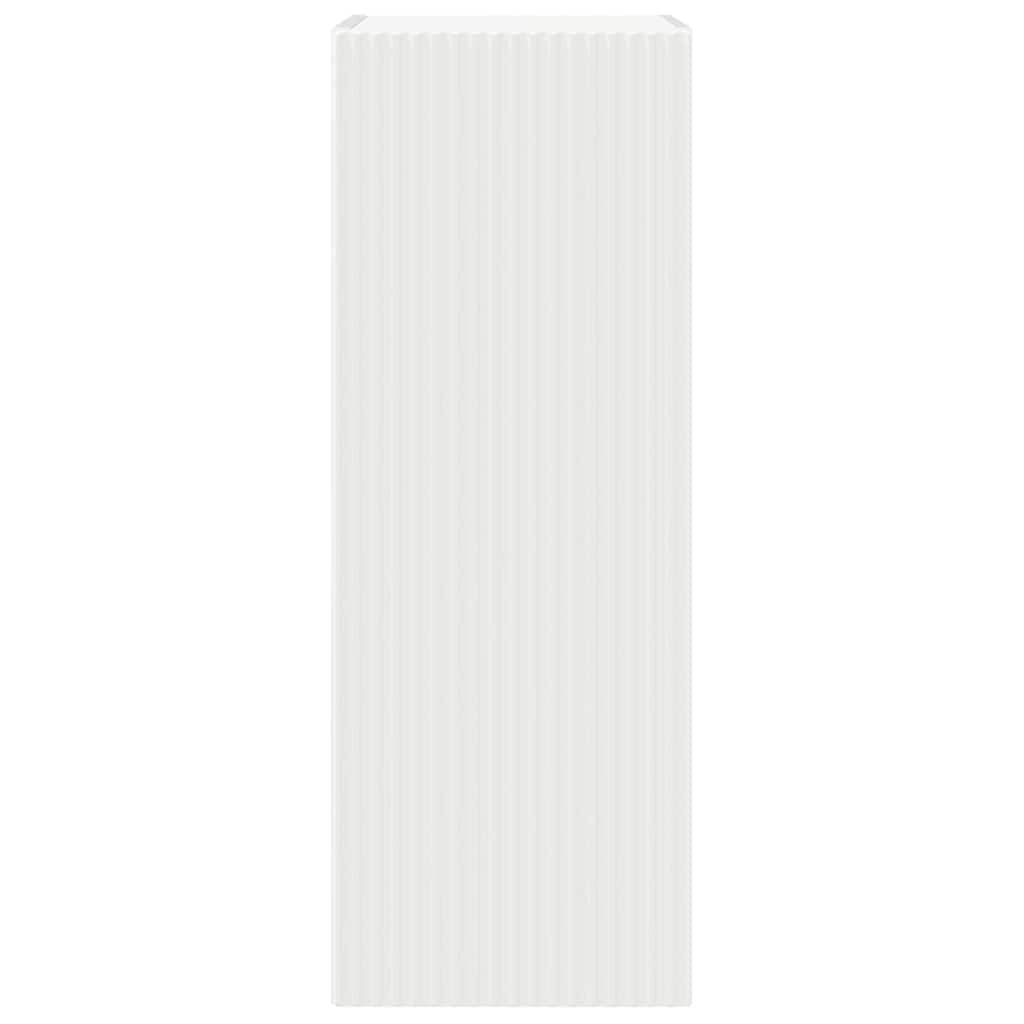 TV Wall Cabinet 2 pcs White Engineered Wood