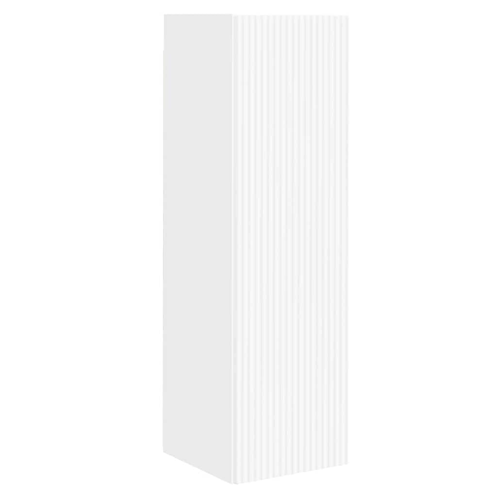 TV Wall Cabinet 2 pcs White 30 x 31 x 100 cm Engineered Wood