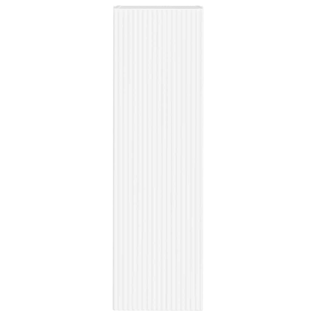 TV Wall Cabinet 2 pcs White Engineered Wood
