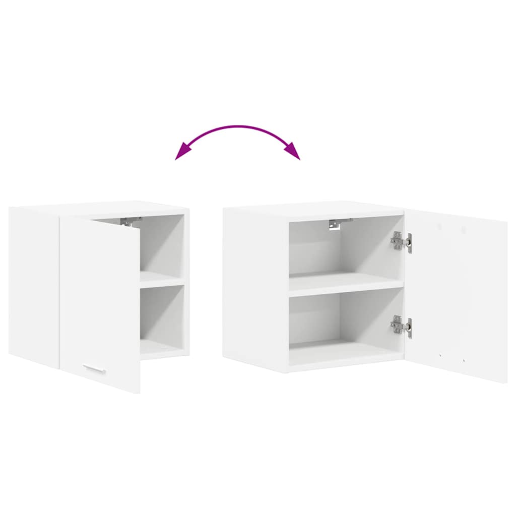 Hanging Cabinet Riga White 40 x 31 x 40 cm Engineered Wood