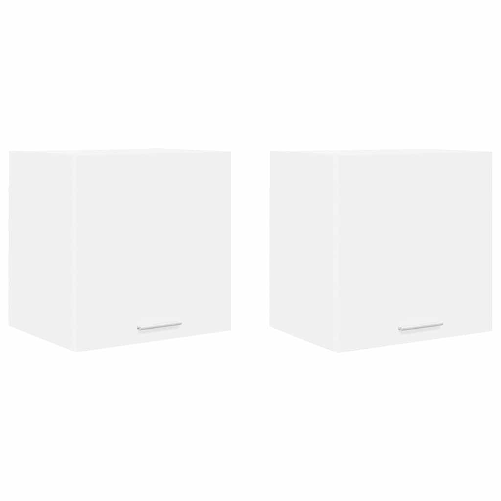 Hanging Cabinet 2 pcs White 40 x 31 x 40 cm Engineered Wood