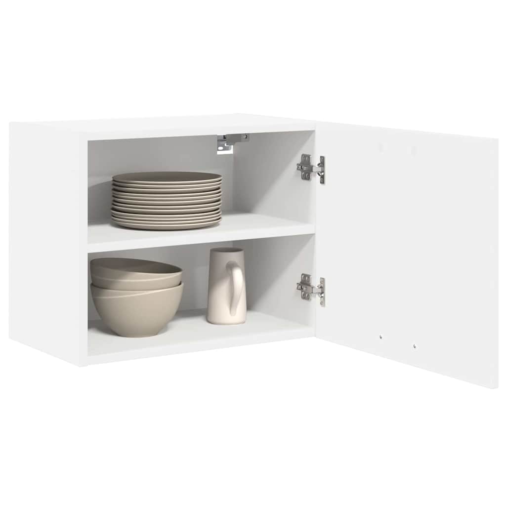 Hanging Cabinet with Door White 50 x 31 x 40 cm Engineered Wood