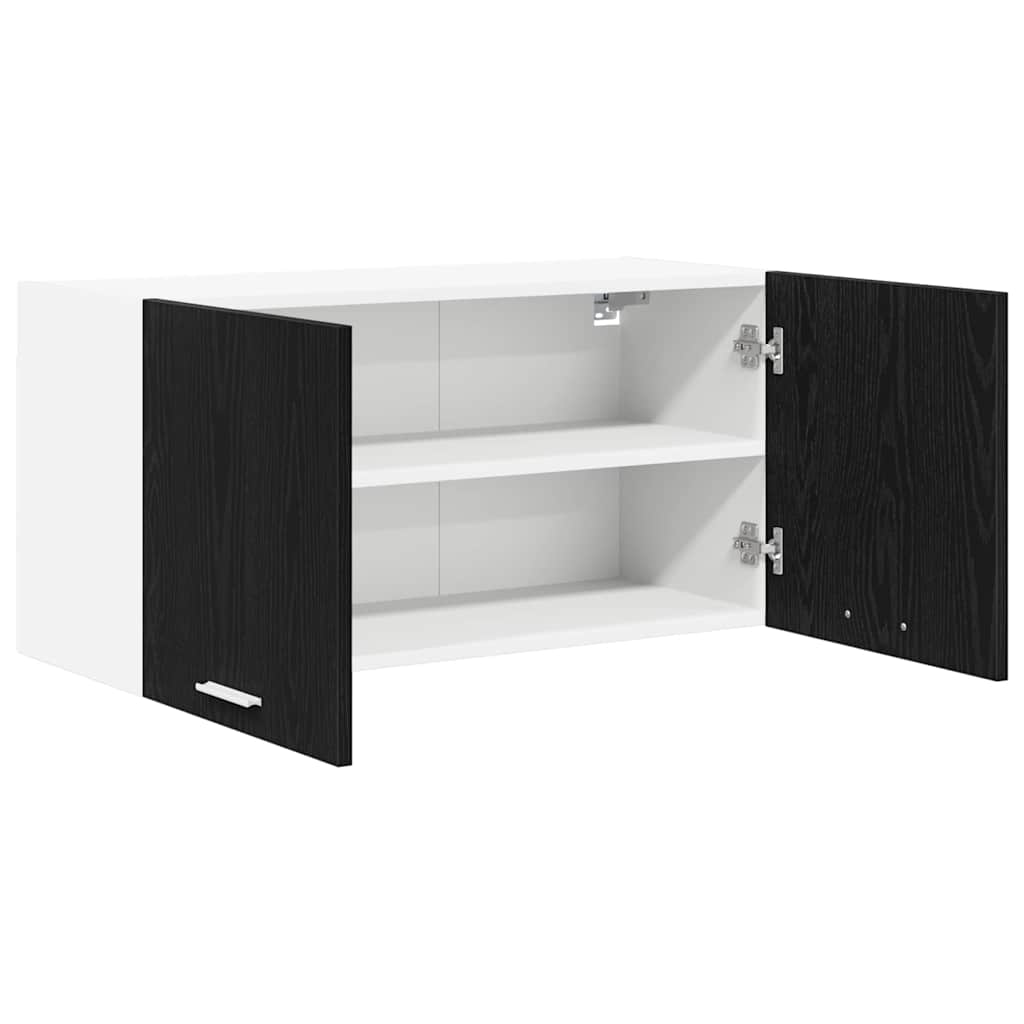 Hanging Cabinet Riga Black Oak 80 x 31 x 40 cm Engineered Wood