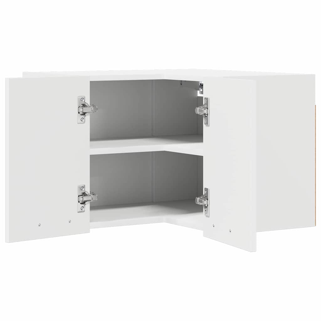 Hanging Cabinet Riga White 57 x 57 x 40 cm Engineered Wood