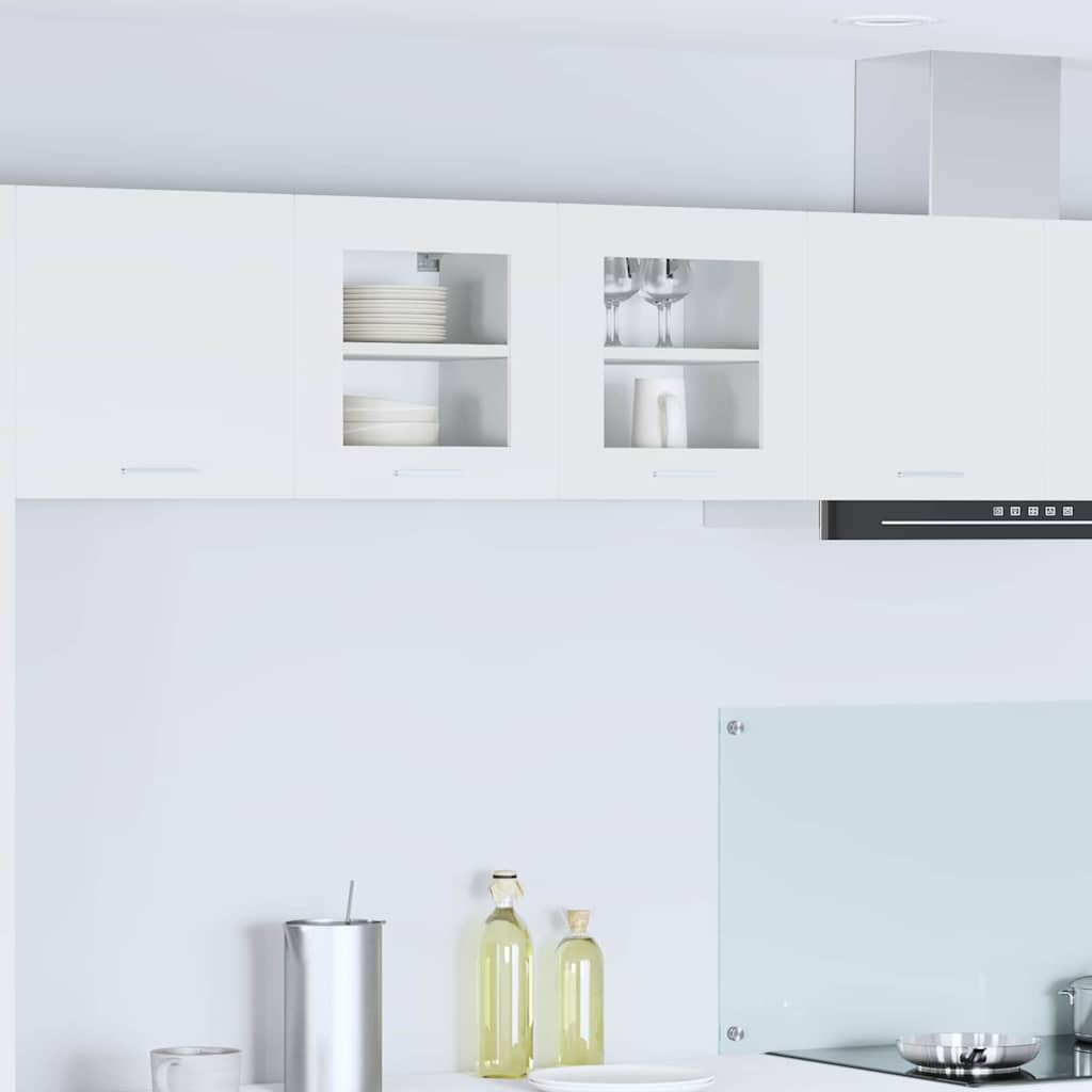 Hanging Cabinet with Shelf Riga 2 pcs White 40 x 31 x 40 cm