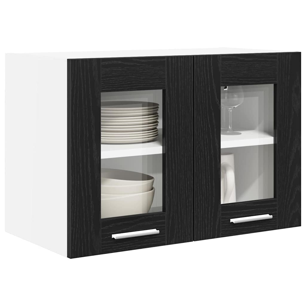 Hanging Cabinet Riga Black Oak 60 x 31 x 40 cm Engineered Wood