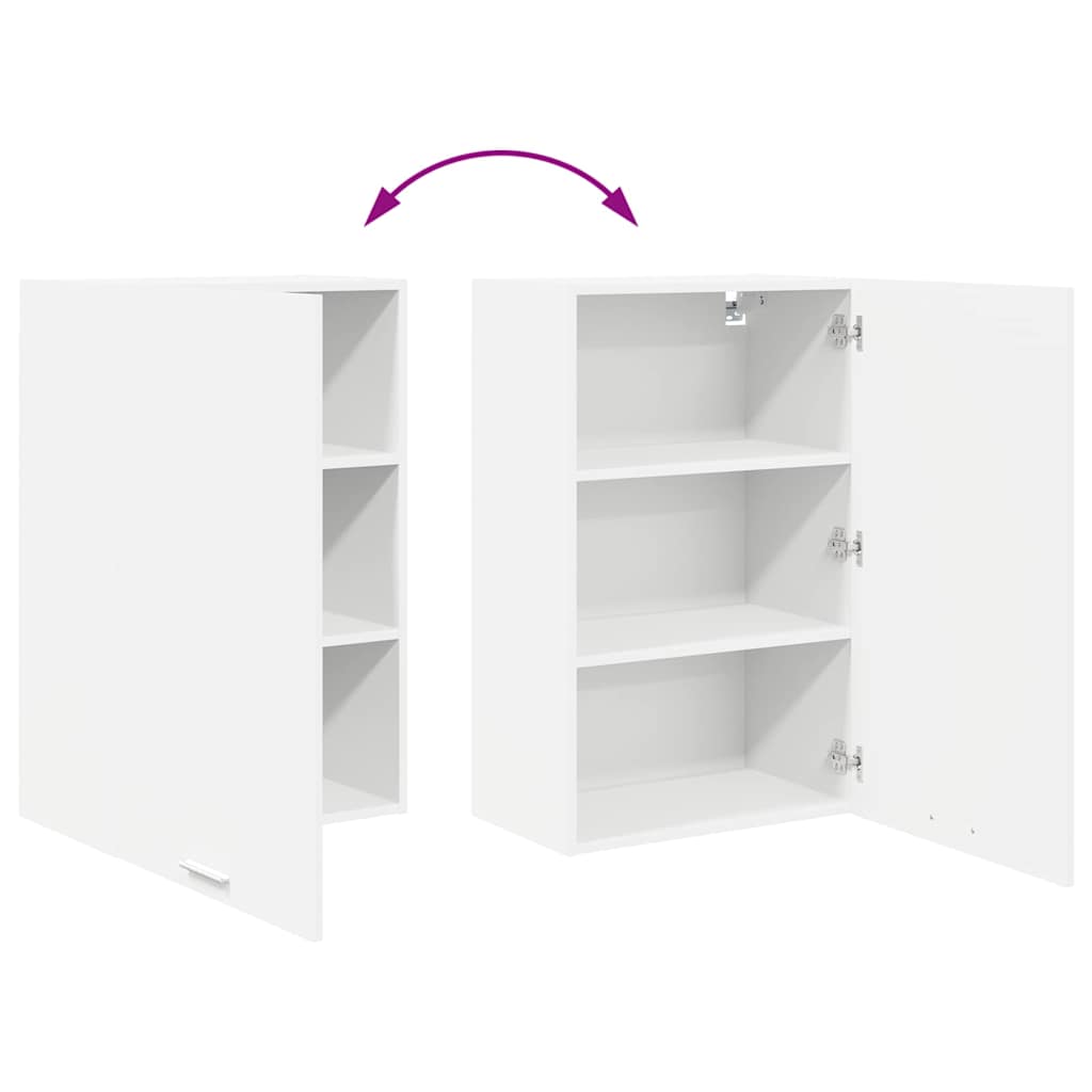 Hanging Cabinet Riga White 50 x 31 x 80 cm Engineered Wood