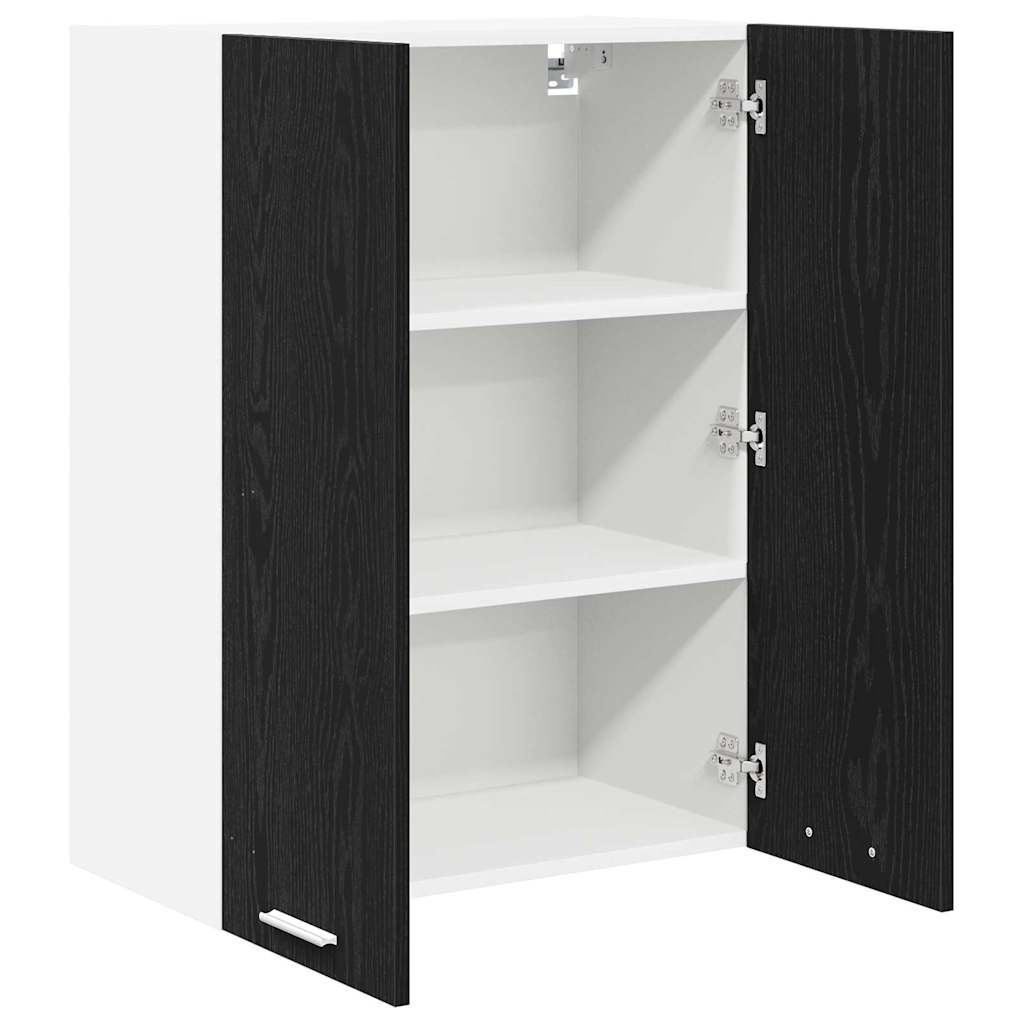 Hanging Cabinet Riga Black Oak 60 x 31 x 80 cm Engineered Wood
