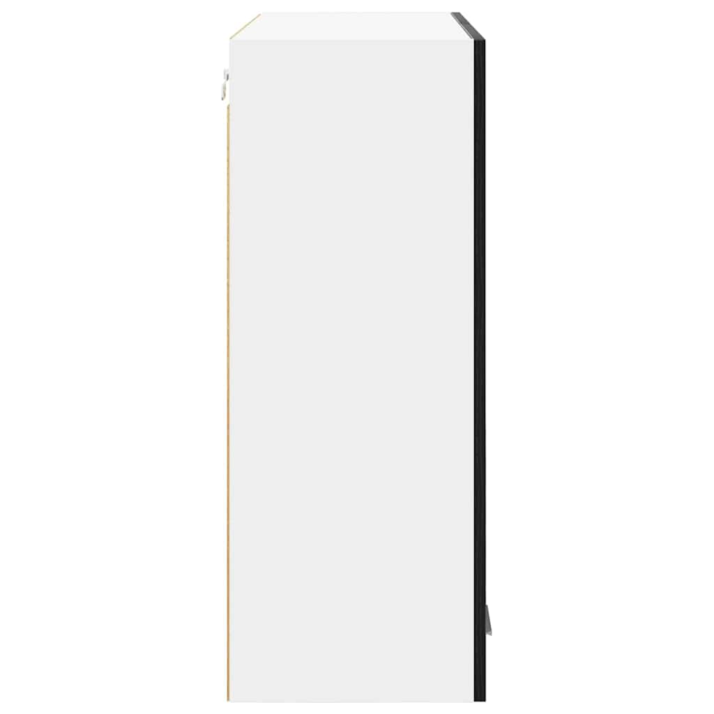 Hanging Cabinet Riga Black Oak 80 x 31 x 80 cm Engineered Wood