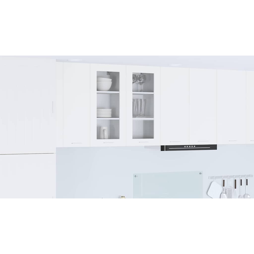 Hanging Cabinet with Door White 40 x 31 x 80 cm Engineered Wood