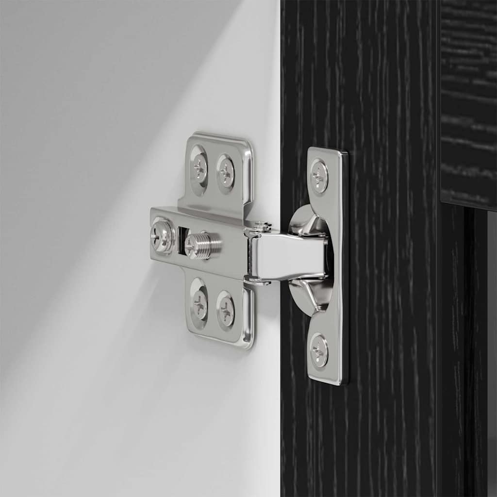 Hanging Cabinet Riga Black Oak 40 x 31 x 80 cm Engineered Wood